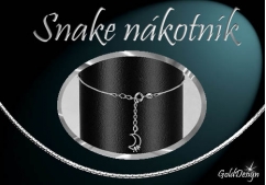 Snake  12 - nákotník rhodium